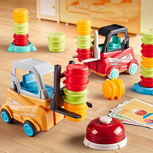 Crazy Forklift Training Ability to Respond to Kids Toys Interactive Board Games Early Educational Parent-Child Matching Toy